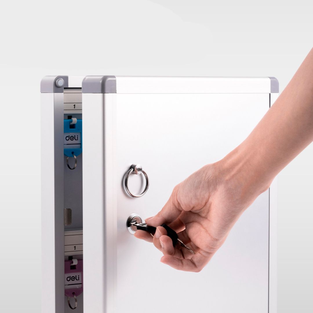 Кілт сақтағыш Aiko Key-20, 20 кілтке арналған, 300*185*59 мм, салпыншақтармен, сұр / Кілттер шкафтары, брелоктар №2