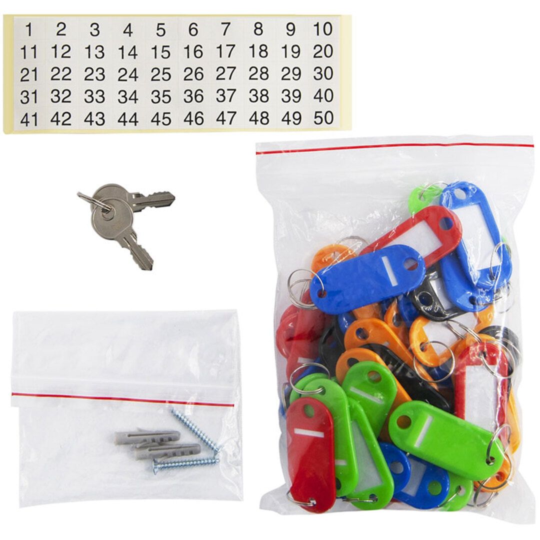 Кілт сақтағыш Aiko Key-20, 20 кілтке арналған, 300*185*59 мм, салпыншақтармен, сұр / Кілттер шкафтары, брелоктар №5