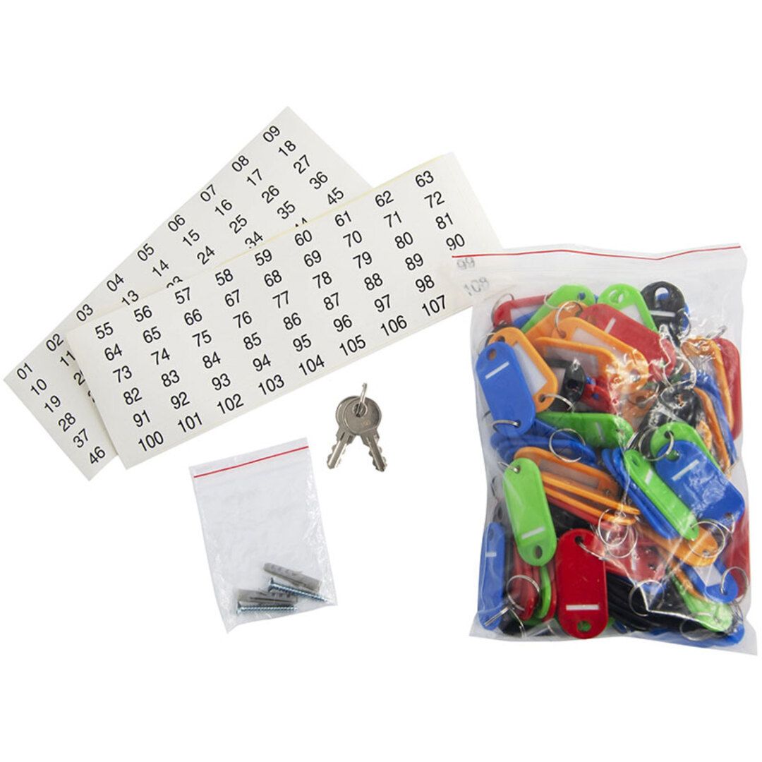 Кілт сақтағыш Aiko Key-20, 20 кілтке арналған, 300*185*59 мм, салпыншақтармен, сұр / Кілттер шкафтары, брелоктар №5