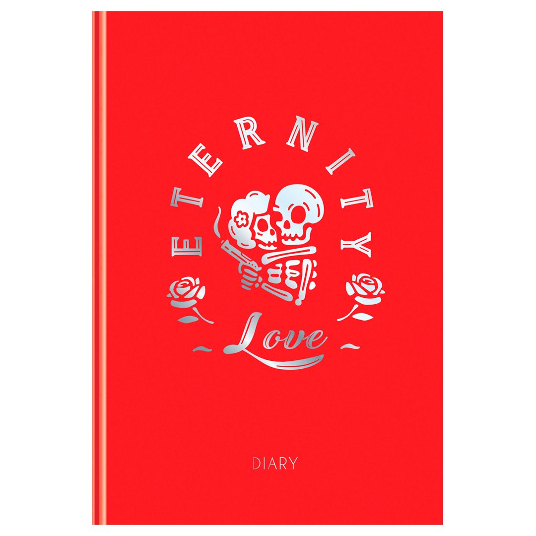 Ежедневник недатированный BG "Вечная любовь", A5, 136 л, soft-touch ламинация, красный / Ежедневники недатированные oe.kz Ежедневник недатированный BG "Вечная любовь", A5, 136 л, soft-touch ламинация, красный / Ежедневники недатированные