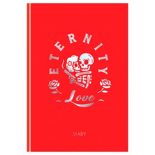 Ежедневник недатированный BG "Вечная любовь", A5, 136 л, soft-touch ламинация, красный / Ежедневники недатированные oe.kz Ежедневник недатированный BG "Вечная любовь", A5, 136 л, soft-touch ламинация, красный / Ежедневники недатированные