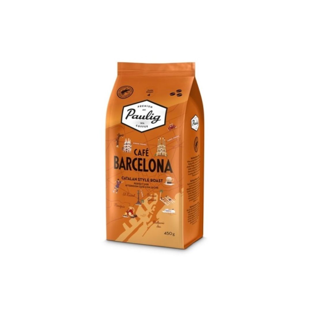 Кофе молотый Paulig Cafe Barcelona, темной обжарки, 425 гр / Кофе молотый