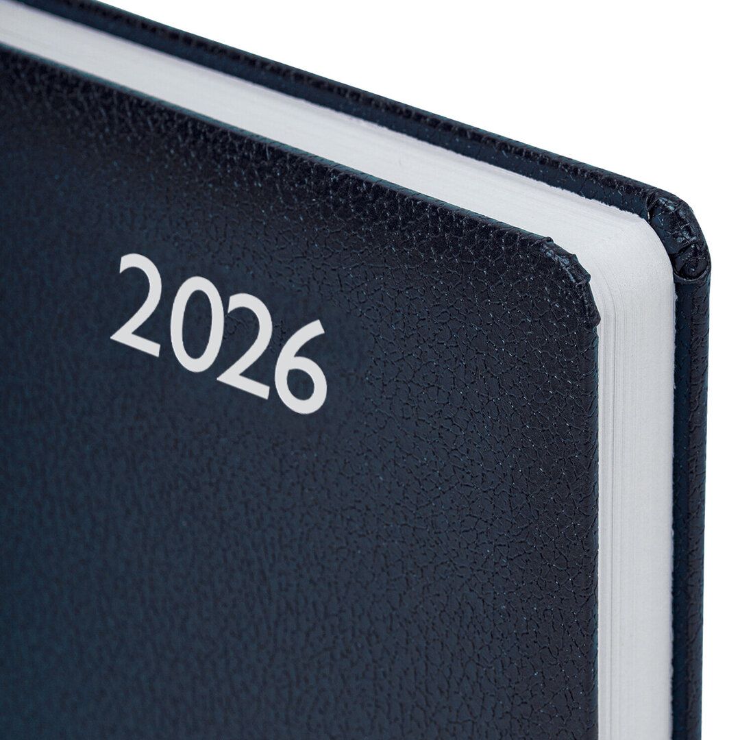 Ежедневник датированный Brauberg "Profile", 2026 г, А5, 168 л, балакрон, синий / Ежедневники датированные №3