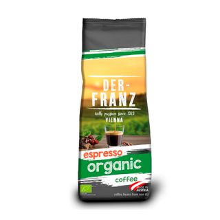 Кофе дәндері Der Franz "Espresso", қаралап қуырылған, 1000 гр / Дәнді кофе