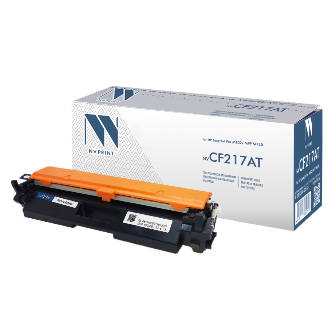 Картридж совместимый NVP NV-CF217AT для HP LaserJet Pro M102/ MFP M130, 1600k, черный / Картриджи  черные