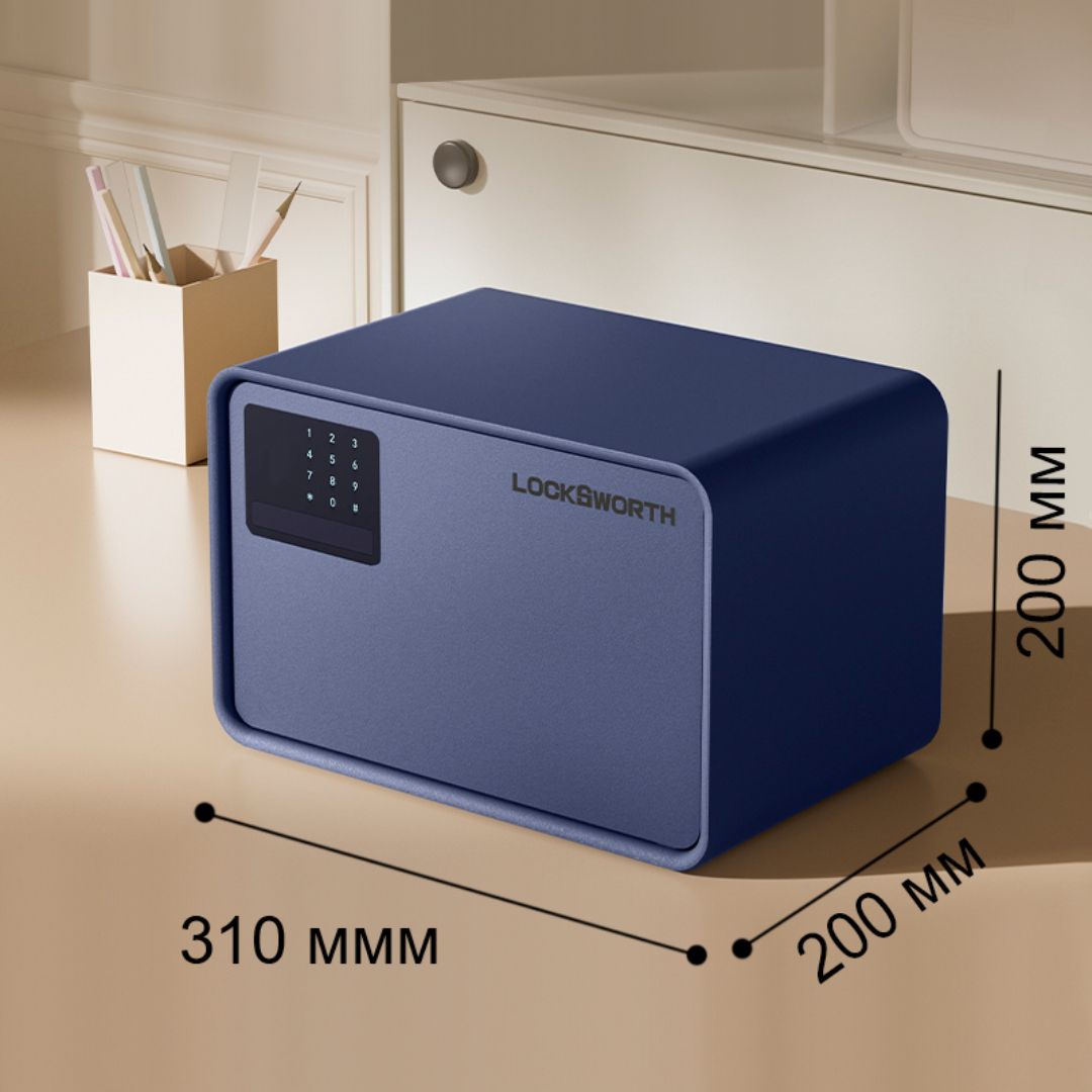 Сейф Deli "ET540", электронды код + кілт, 250*350*250 мм, 9,5 кг / Сейфтер №3