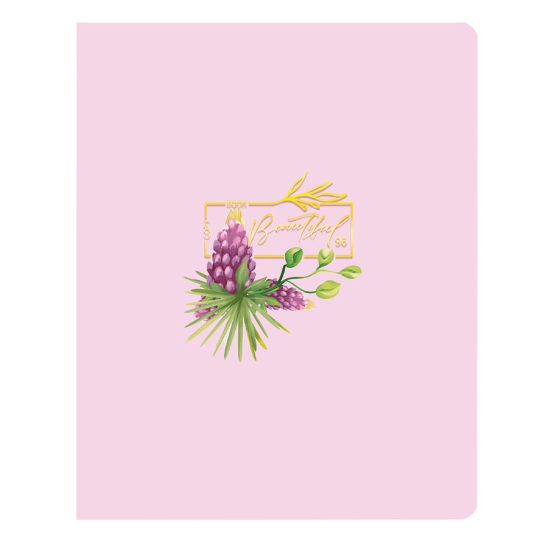 Тетрадь BG "Beauty make", A5, 96 листов, в клетку, на скрепке / Тетради №4