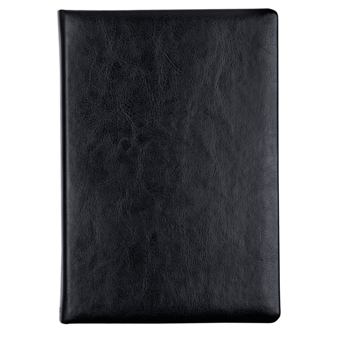 Ежедневник датированный Acar "Silvano", 2026 г., А5, 176 л, кожзам, черный / Ежедневники датированные