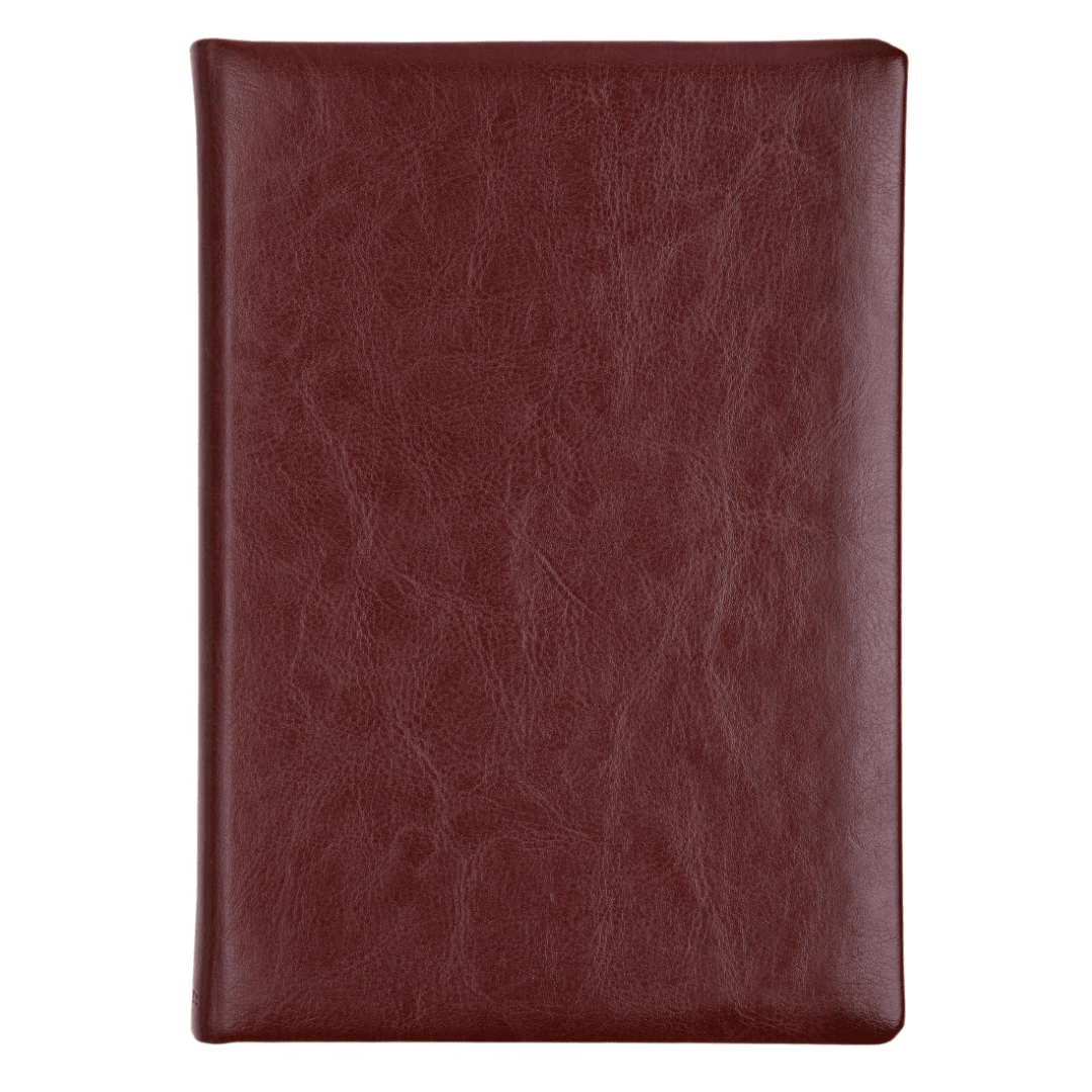 Ежедневник датированный Acar "Silvano", 2026 г., А5, 176 л, кожзам, бордовый / Ежедневники датированные