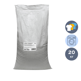 Кір жуғыш ұнтақ Vega "Лотос", 20 кг, полиэтилен қапта / Кір жуғыш ұнтақтар
