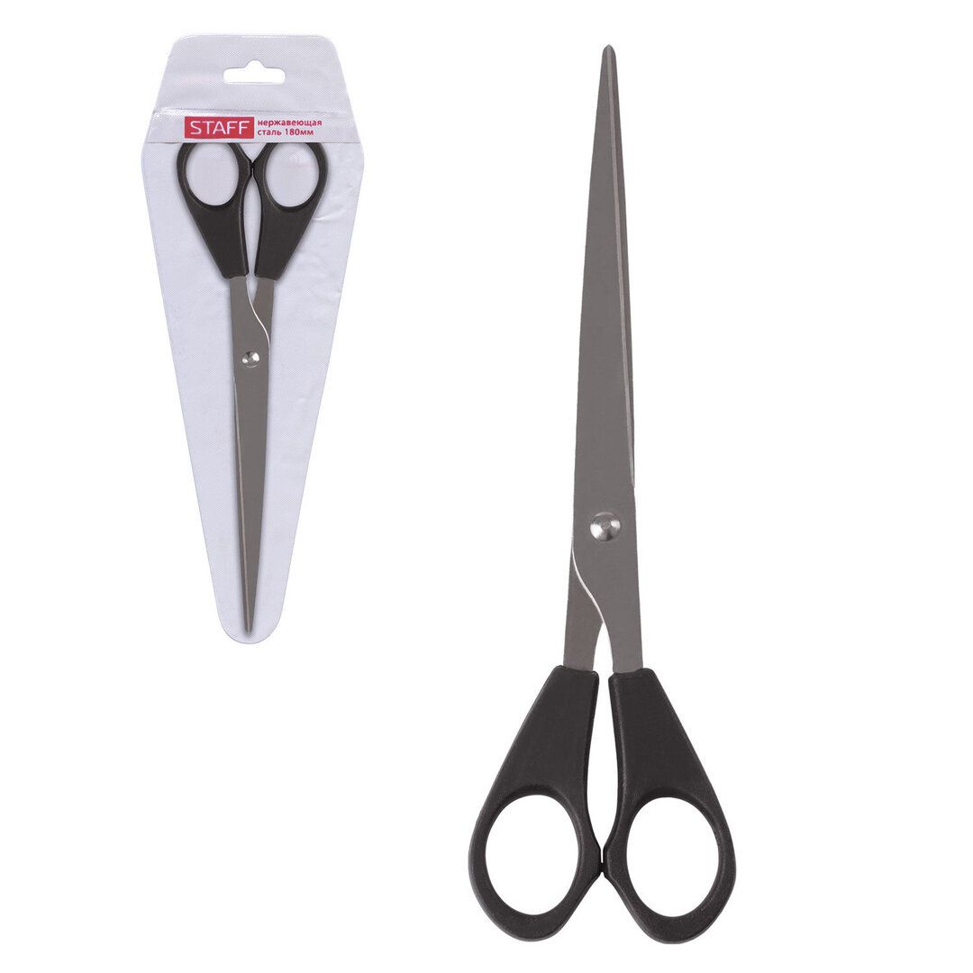 Қайшы Brauberg "Super", өлшемі 17,5 см, сұр / Қайшылар №2