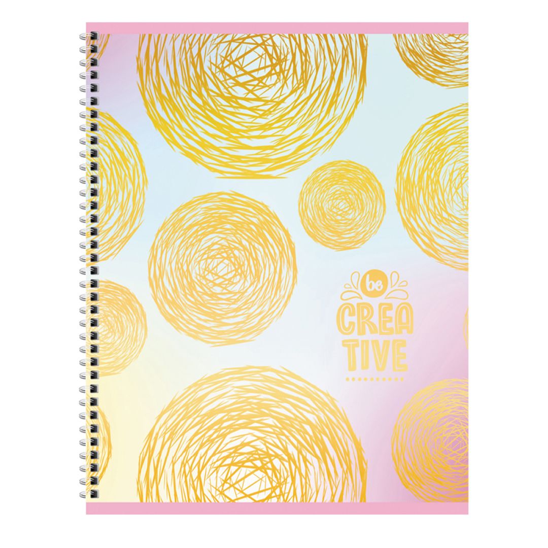Тетрадь BG "Be creative", A5, 60 листов, в клетку, на гребне / Тетради №4