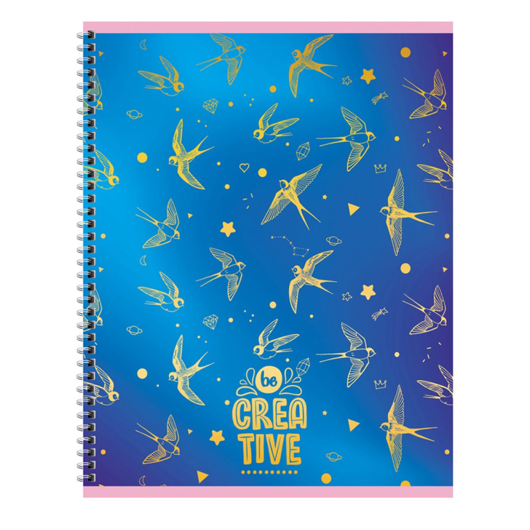 Тетрадь BG "Be creative", A5, 60 листов, в клетку, на гребне / Тетради №3