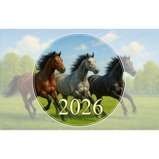 Үстел күнтізбесі, шиыршықта, 2025 ж. "Жыл символы", 130*210 мм / Күнтізбелер