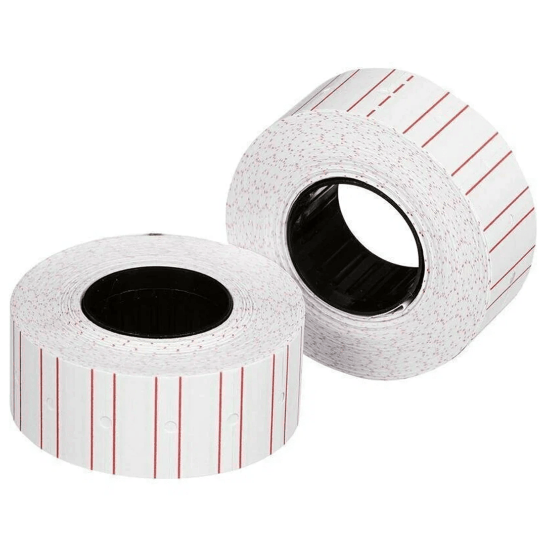 Этикет-ценник, прямоугольные, 21 мм*12 мм, 1000 шт. в рулоне, 10 рулонов, белый / Этикет-пистолеты, этикет-лента №2 oe.kz Этикет-ценник, прямоугольные, 21 мм*12 мм, 1000 шт. в рулоне, 10 рулонов, белый / Этикет-пистолеты, этикет-лента №2