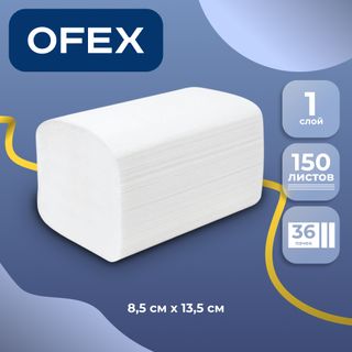 Sunpaper "Professional" үстел диспенсеріне арналған майлықтары, 1 қабатты, 200 дана, ақ / Қағаз майлықтар