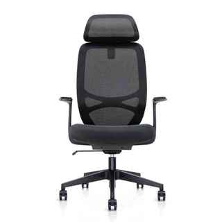 Басқарушы креслосы Клерк "Elite Comfort 002", мата, торлы, қара / Басқарушыларға арналған креслолар