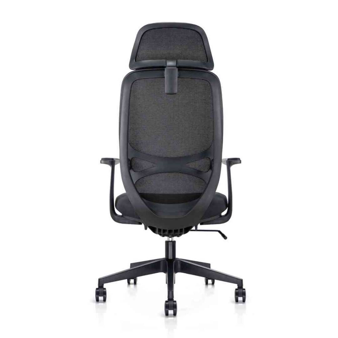 Басқарушы креслосы Клерк "Elite Comfort 002", мата, торлы, қара / Басқарушыларға арналған креслолар №5