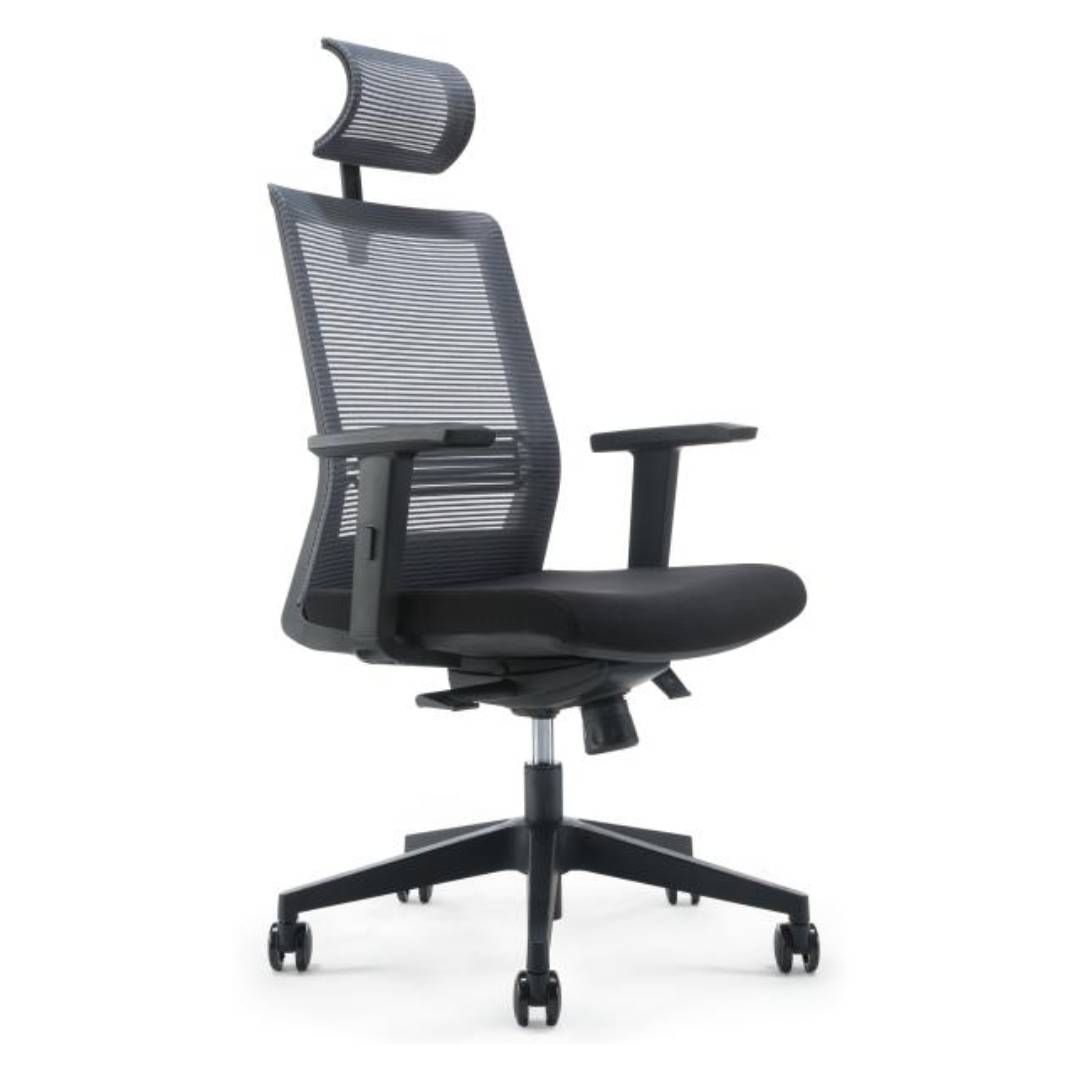 Басқарушы креслосы Клерк "Elite Comfort 002", мата, торлы, қара / Басқарушыларға арналған креслолар