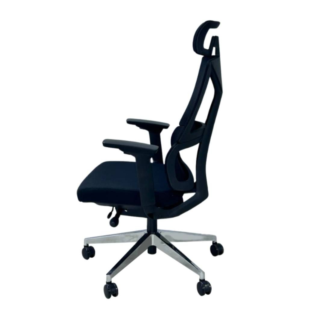 Басқарушы креслосы Клерк "Elite Comfort 002", мата, торлы, қара / Басқарушыларға арналған креслолар №3