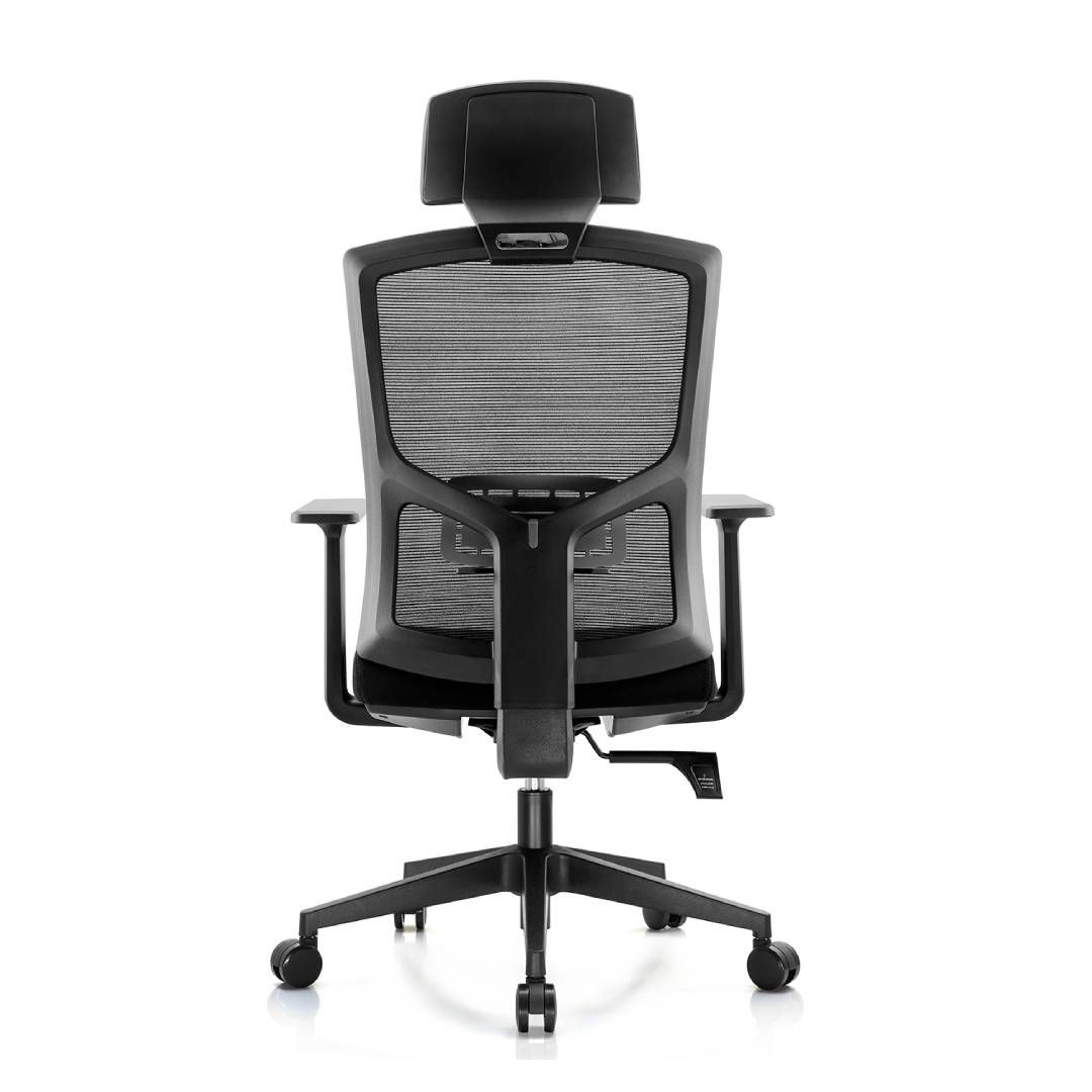 Басқарушы креслосы Клерк "Elite Comfort 002", мата, торлы, қара / Басқарушыларға арналған креслолар №4