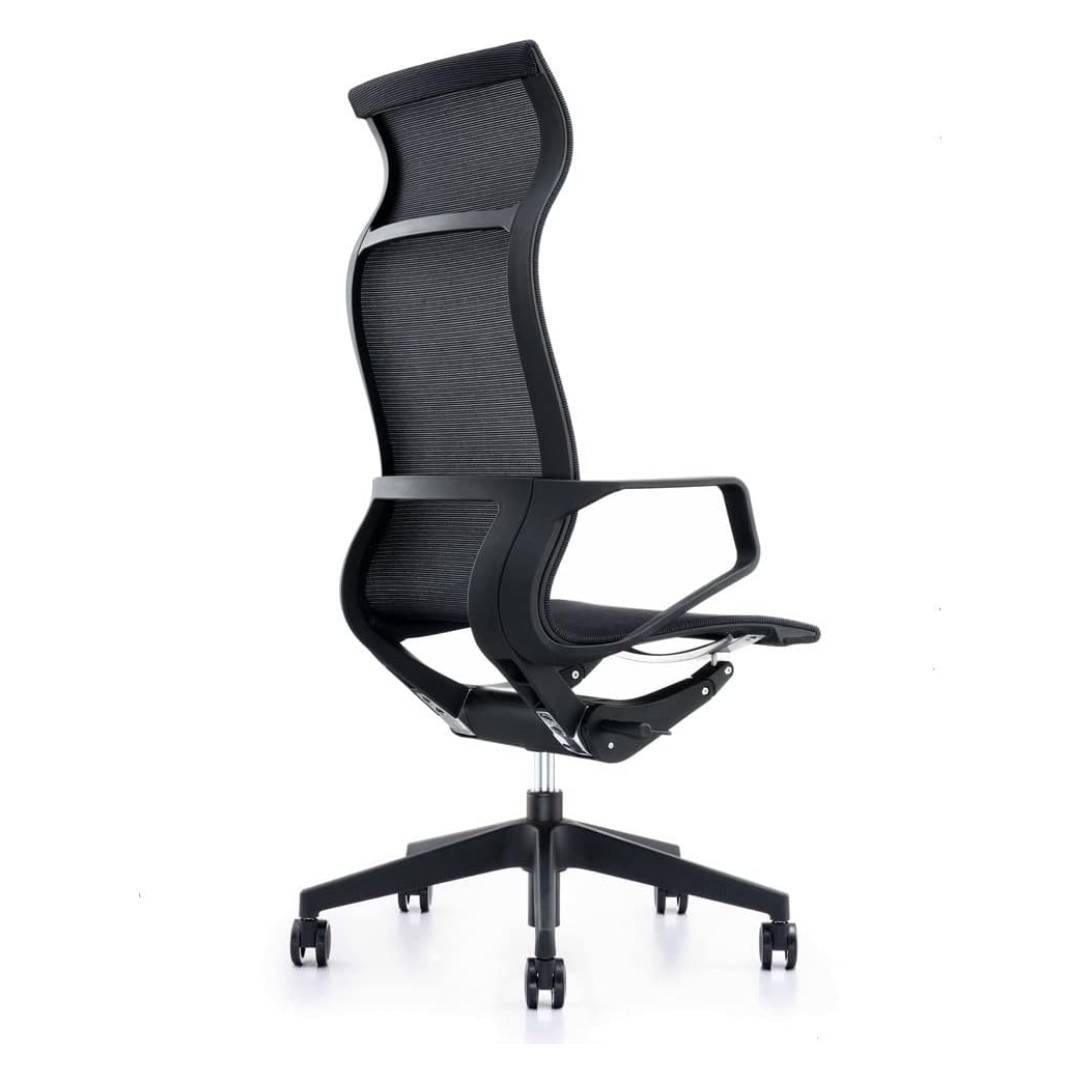 Басқарушы креслосы Клерк "Elite Comfort 002", мата, торлы, қара / Басқарушыларға арналған креслолар №3