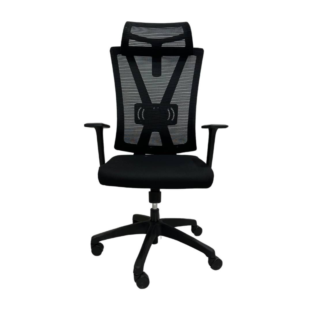 Басқарушы креслосы Клерк "Elite Comfort 002", мата, торлы, қара / Басқарушыларға арналған креслолар