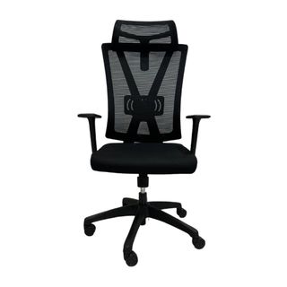 Басқарушы креслосы Клерк "Elite Comfort 002", мата, торлы, қара / Басқарушыларға арналған креслолар