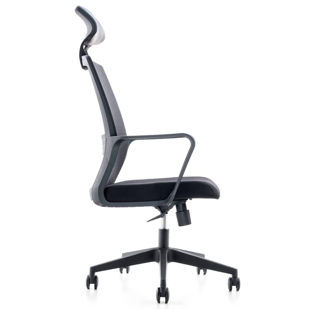 Басқарушы креслосы Клерк "Elite Comfort 002", мата, торлы, қара / Басқарушыларға арналған креслолар №2