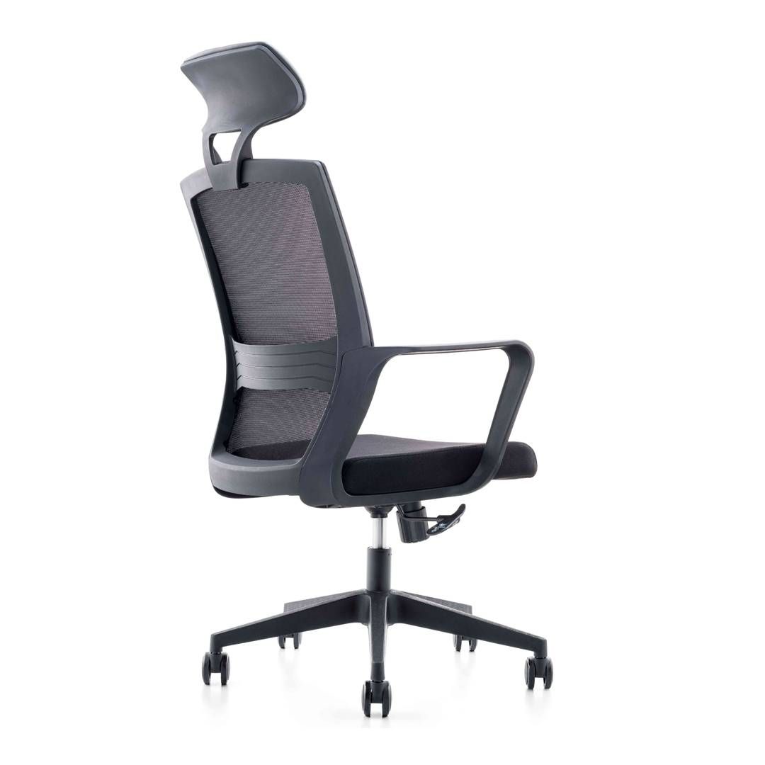 Басқарушы креслосы Клерк "Elite Comfort 002", мата, торлы, қара / Басқарушыларға арналған креслолар №3