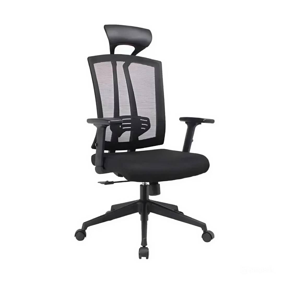 Кресло для руководителя Colibri "С163B", ткань, сетка, черное / Кресла для руководителей