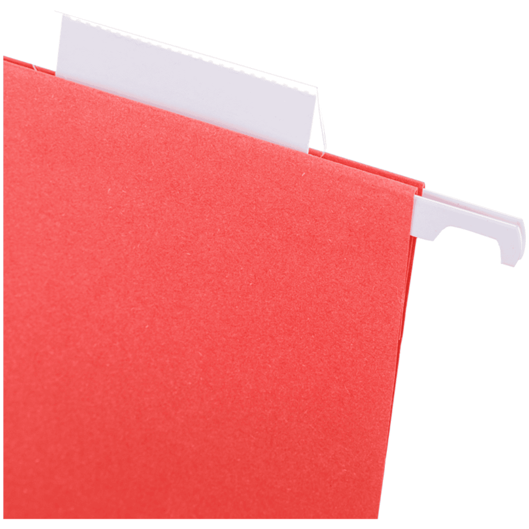 Папка подвесная OfficeSpace "Foolscap", А4 формат, красная / Папки подвесные №2