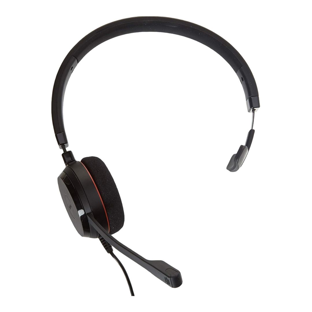 Гарнитура Jabra Evolve "20 MS Mono", диапазон частот 20-20000 Гц, черная / Гарнитуры
