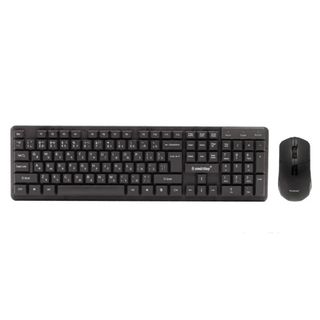 Сымсыз жинақ Smartbuy ONE 230346AG-KG, пернетақта және оптикалық тінтуір, ENG/RUS, USB, қара-сұр / Пернетақта+тінтуір жинақтары