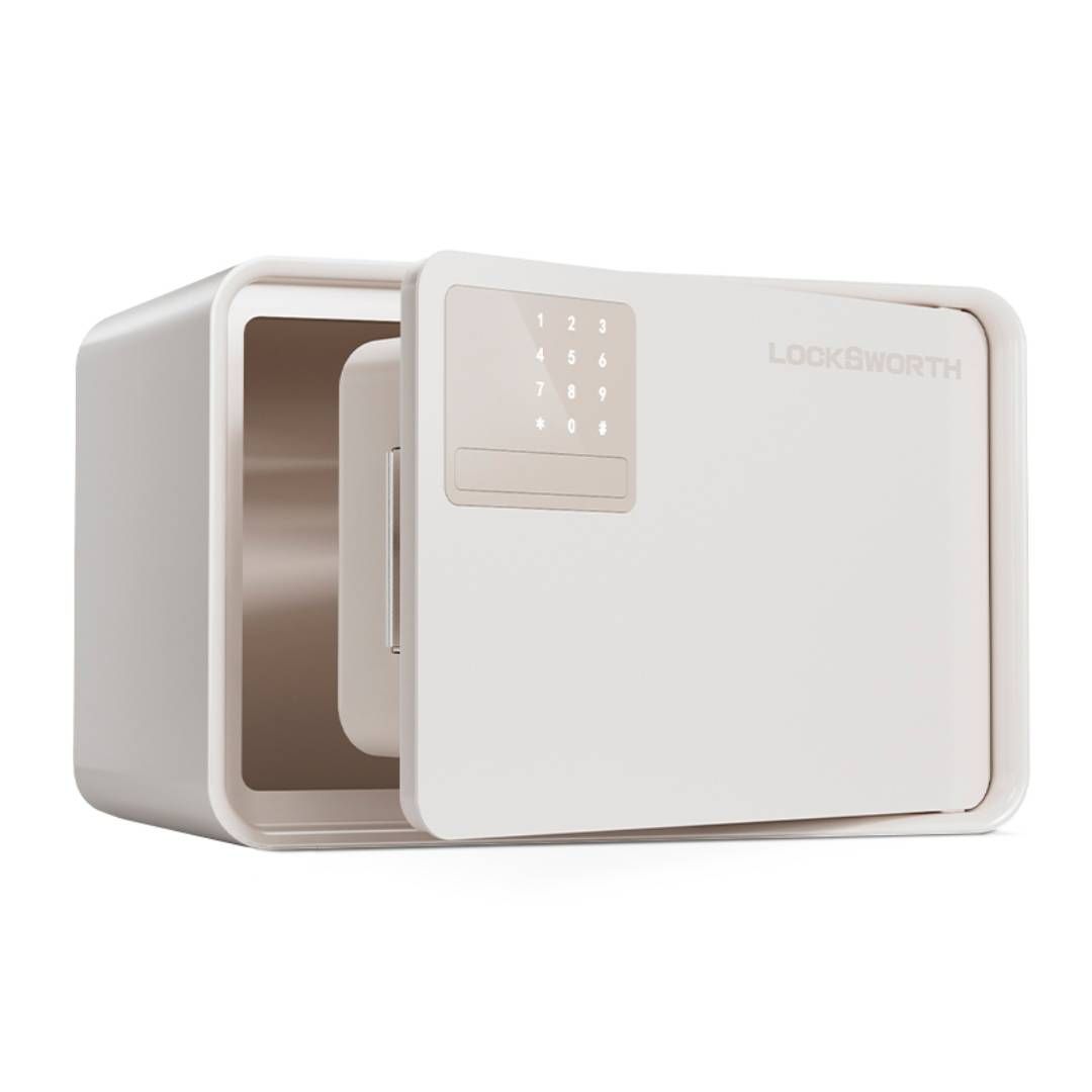 Сейф LockSworth "VS4523WH", электронный код + ключ, 200*310*200 мм, 4 кг, белый / Сейфы