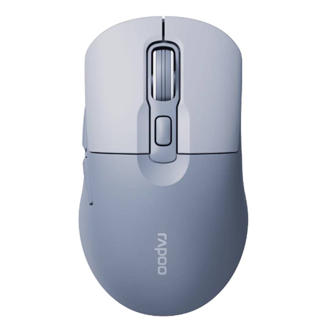 Мышь беспроводная Rapoo M308, Bluetooth, 7 кнопок, 2400 dpi, голубая / Мыши беспроводные