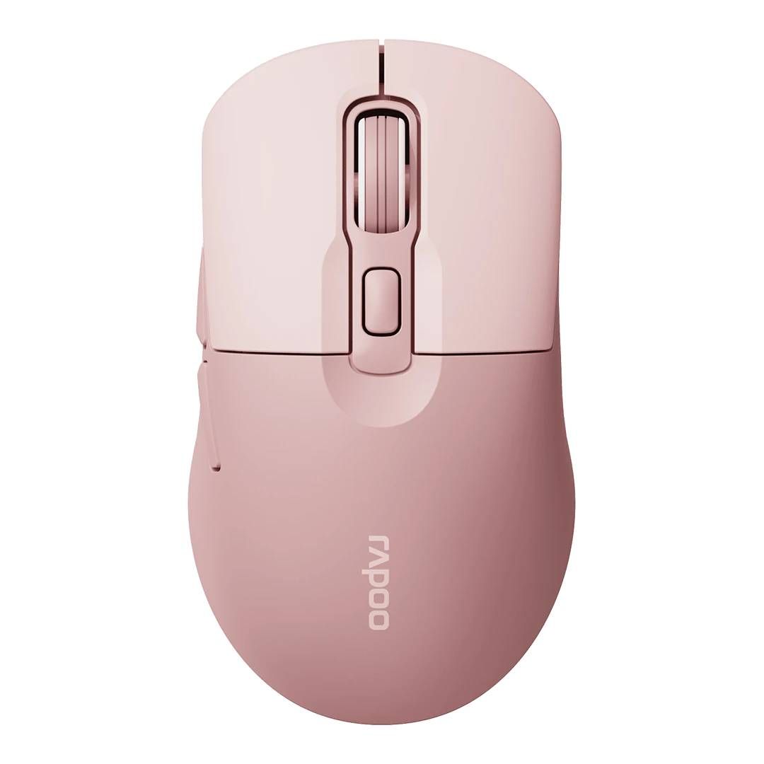 Мышь беспроводная Rapoo M308, Bluetooth, 7 кнопок, 2400 dpi, розовая / Мыши беспроводные