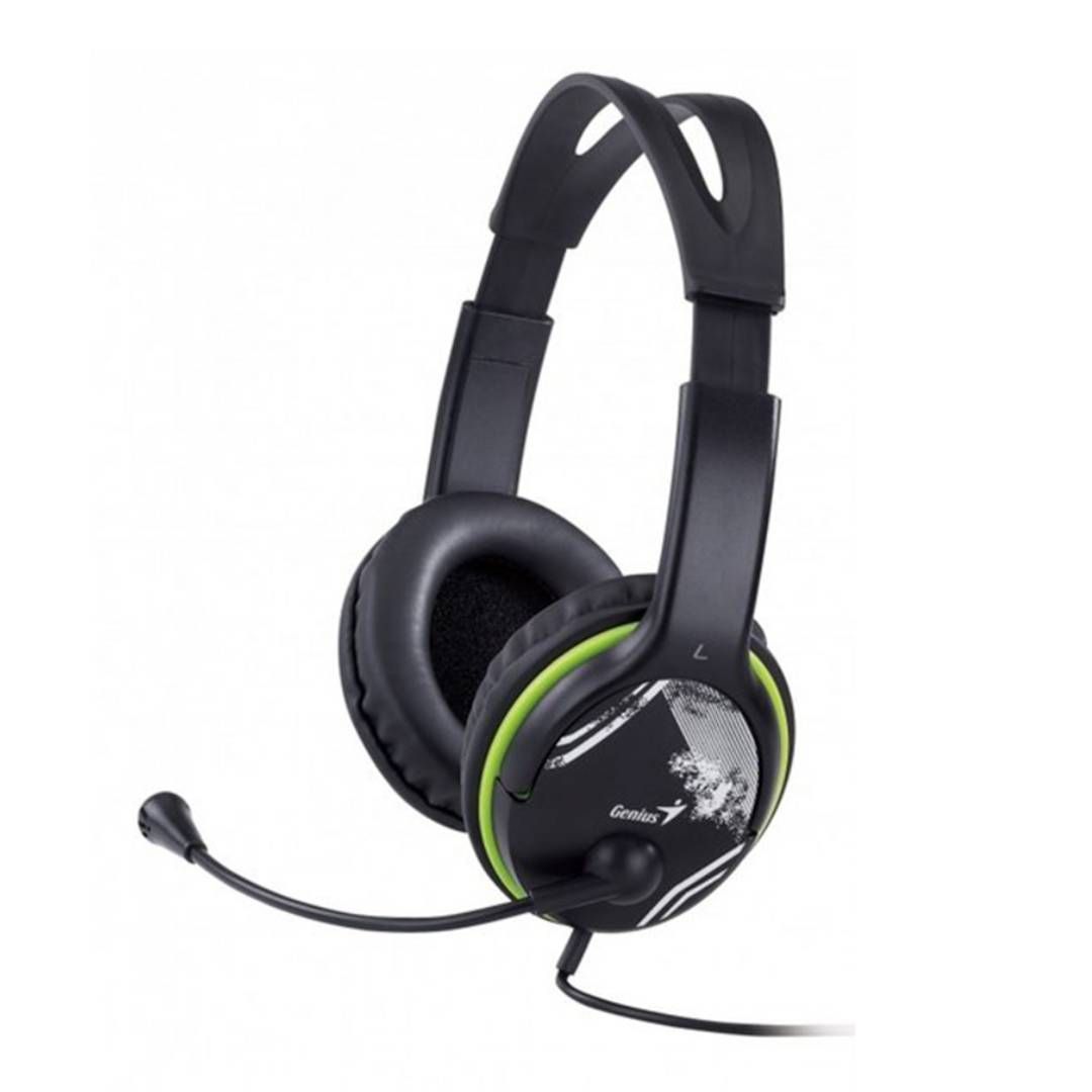 Гарнитура Genius HS-400A, 20-20000 Гц, 32 Ом, 113 Дб, MiniJack 3.5 mm, қара / Гарнитуралар №3