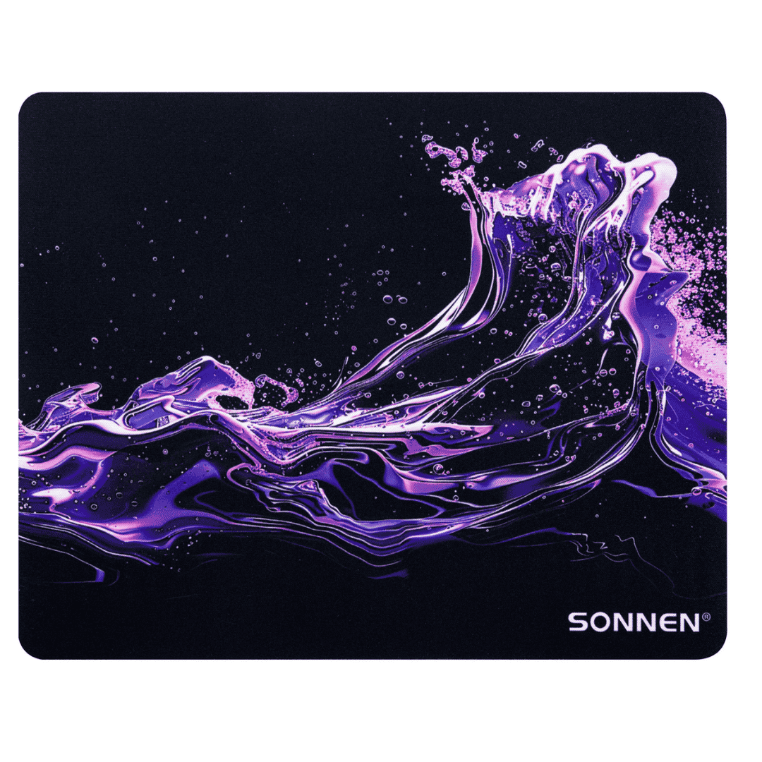 Коврик для мыши Sonnen "Neon Splash", резиновая основа, размер 250*250*2 мм, черный / Коврики для мыши oe.kz Коврик для мыши Sonnen "Neon Splash", резиновая основа, размер 250*250*2 мм, черный / Коврики для мыши