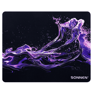 Коврик для мыши Sonnen "Neon Splash", резиновая основа, размер 250*250*2 мм, черный / Коврики для мыши oe.kz Коврик для мыши Sonnen "Neon Splash", резиновая основа, размер 250*250*2 мм, черный / Коврики для мыши