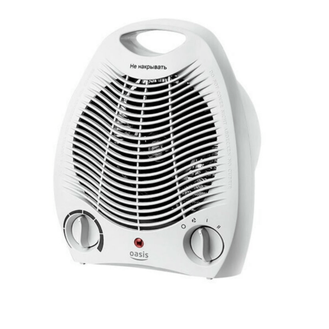 Тепловентилятор напольный/настольный Oasis SB-20R, 2 кВт, 2 режима, белый / Обогреватели oe.kz Тепловентилятор напольный/настольный Oasis SB-20R, 2 кВт, 2 режима, белый / Обогреватели