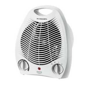 Тепловентилятор напольный/настольный Oasis SB-20R, 2 кВт, 2 режима, белый / Обогреватели oe.kz Тепловентилятор напольный/настольный Oasis SB-20R, 2 кВт, 2 режима, белый / Обогреватели