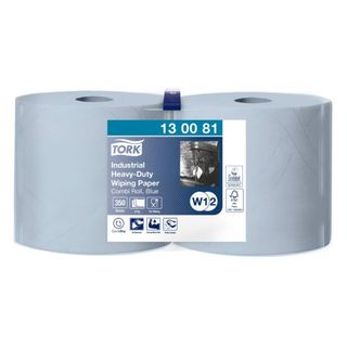 Протирочная бумага Tork Advanced, 350 шт, 3-х слойные, 34*23,5 см, цвет голубой / Полотенца для диспенсеров