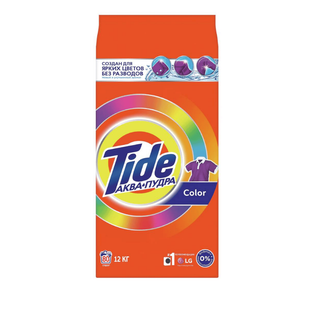 Кір жуғыш ұнтақ Tide Автомат "Color", 9 кг, жұмсақ қаптама / Кір жуғыш ұнтақтар oe.kz Кір жуғыш ұнтақ Tide Автомат "Color", 9 кг, жұмсақ қаптама / Кір жуғыш ұнтақтар