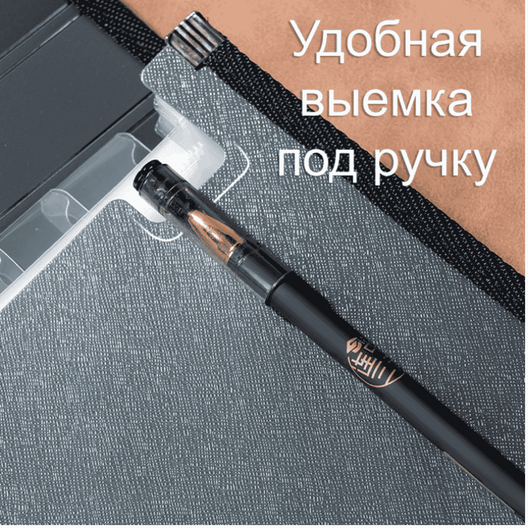 Папка-портфель Deli, 13 отделений, на замке, черный / Портфели с отделениями №5