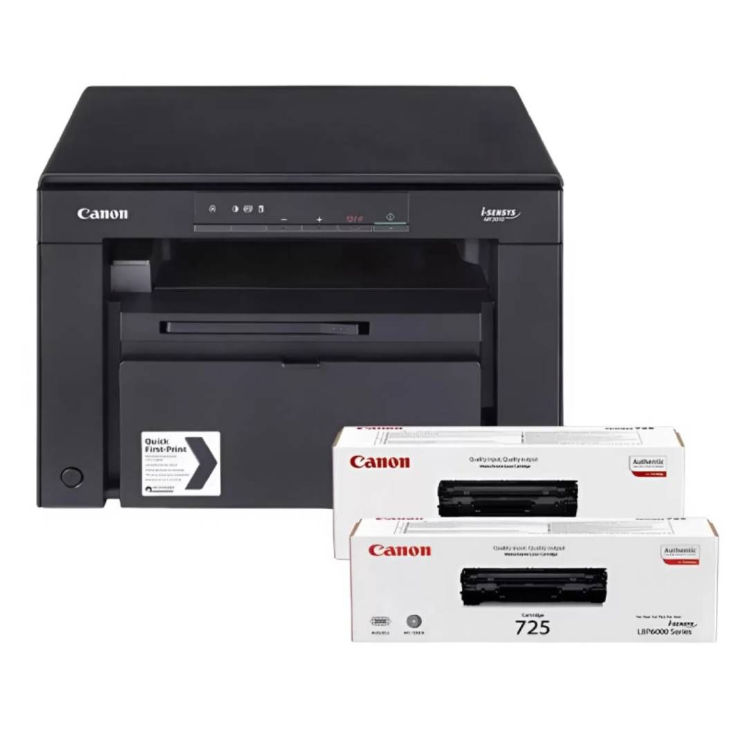МФУ лазерное Canon i-SENSYS MF3010 (принтер, сканер, копир.), А4, 18 стр/мин + 2 картриджа (725) / Лазерные монохромные №2 oe.kz МФУ лазерное Canon i-SENSYS MF3010 (принтер, сканер, копир.), А4, 18 стр/мин + 2 картриджа (725) / Лазерные монохромные №2