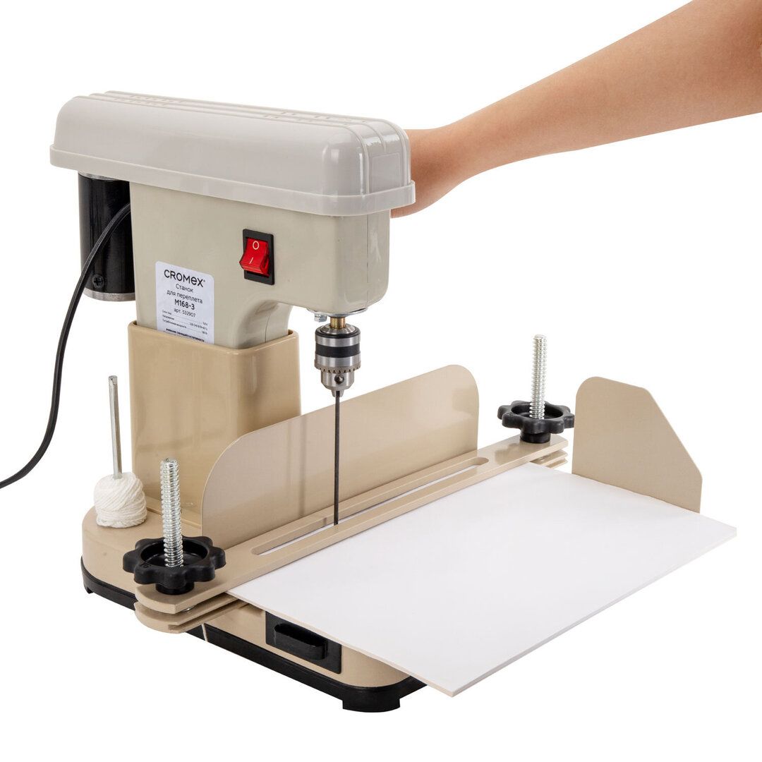 Станок для архивного переплета Cromex M168-3, 180 Вт, переплетает до 950 листов / Товары для прошивки документов №7