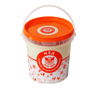 Мёд Sun-Bee "Луговое Разнотравье", пластиковая банка, 1 кг / Мед, варенье, сиропы