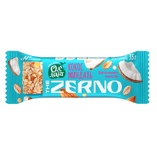 Батончик-мюсли Ол'лайт Zerno "Кокос-миндаль", 35 гр / Здоровое питание