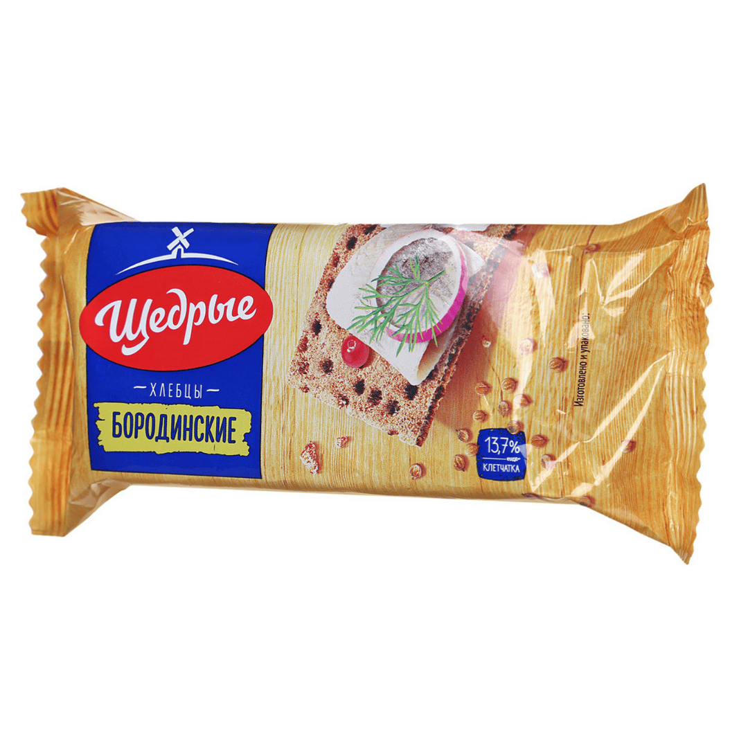 Хлебцы бородинские Щедрые, 100 гр / Здоровое питание